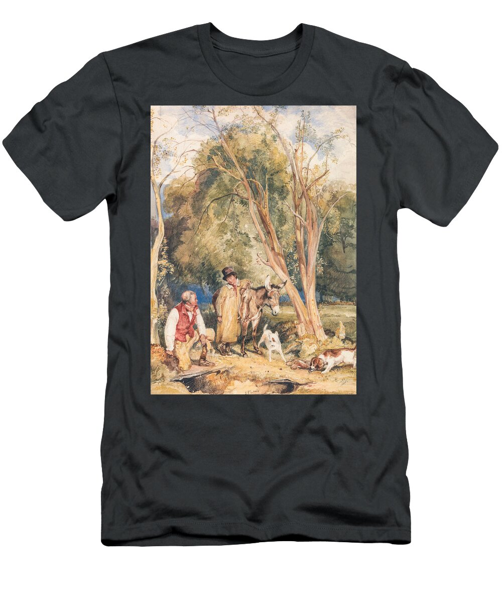 John Freder Ck Lew S Game Keeper and Boy Ferret Ng a Rabb T Google Art Project Romed Roni T-Shirt