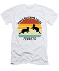 Just a Boy Who Loves Ferrets Chomper Designs T-Shirt