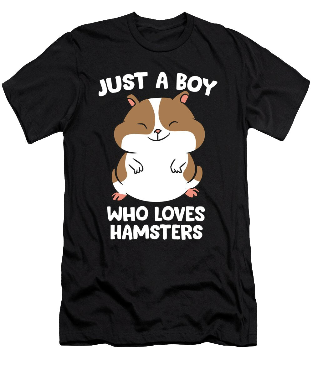 Just a Boy Who Loves Hamsters Eq Designs T-Shirt