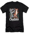 Just a Girl and Cheetah Joanna Redesiuk T-Shirt