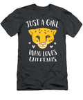 Just a Girl Who Loves Cheetahs Cute Cheetah Girl Jonah Rainey T-Shirt