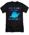 Just a Girl Who Loves Dinosaurs Gift Matthias Damm T-Shirt
