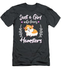 Just a Girl Who Loves Hamsters Premium Julie Hurst T-Shirt