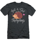 Just a Girl Who Loves Hedgehogs Owner Gift Artemn Reevi T-Shirt