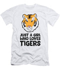 Just a Girl Who Loves Tigers Eq Designs T-Shirt