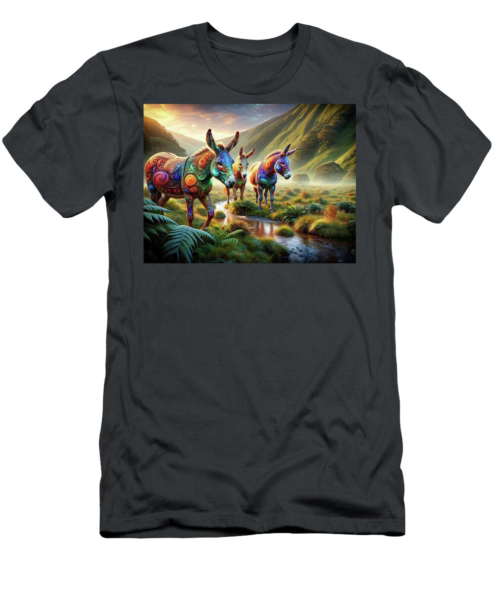 Kaleidoscope Herd Bill and Linda Tiepelman T-Shirt