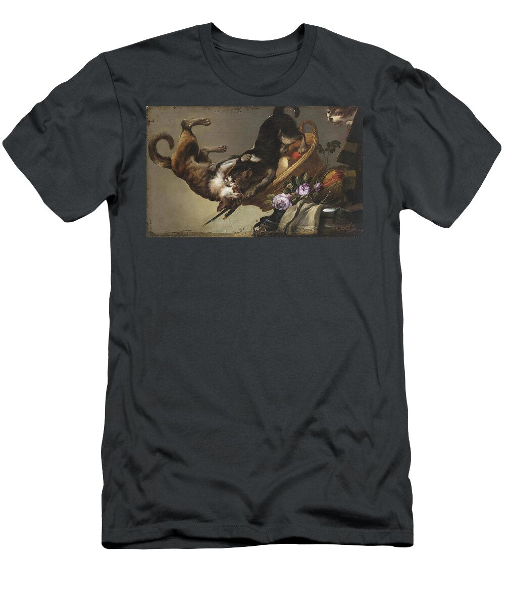 Kampfende Katzen Frans Snyders T-Shirt