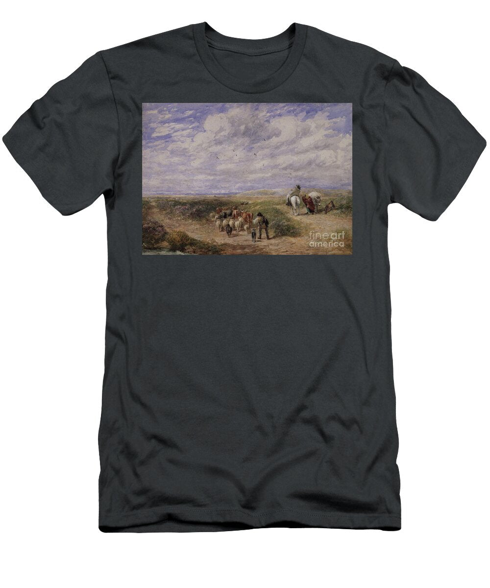 Keep the Left Road 1854 David Cox T-Shirt