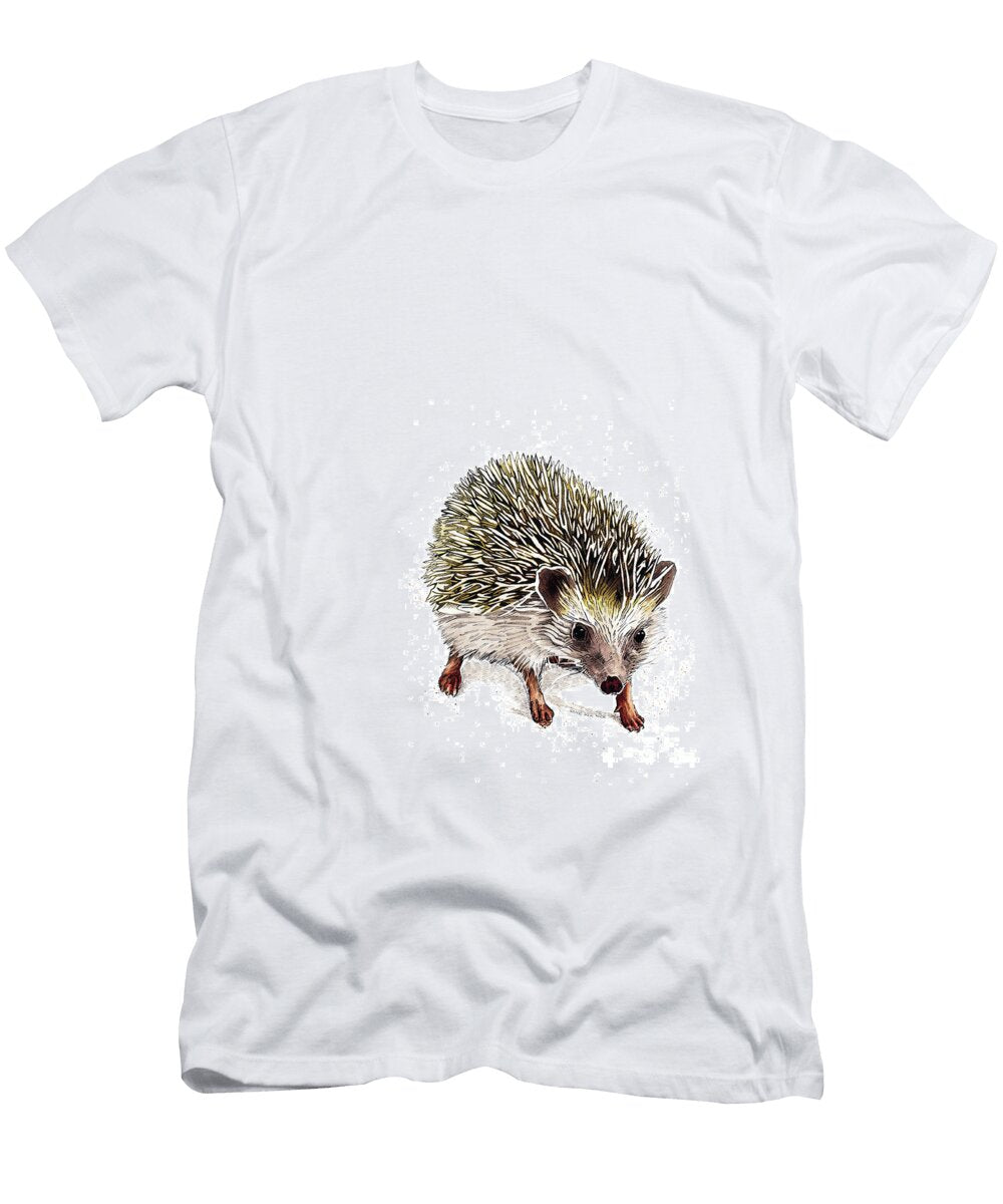 Kimchi the Hedgehog on White 2019 Mike Davis T-Shirt