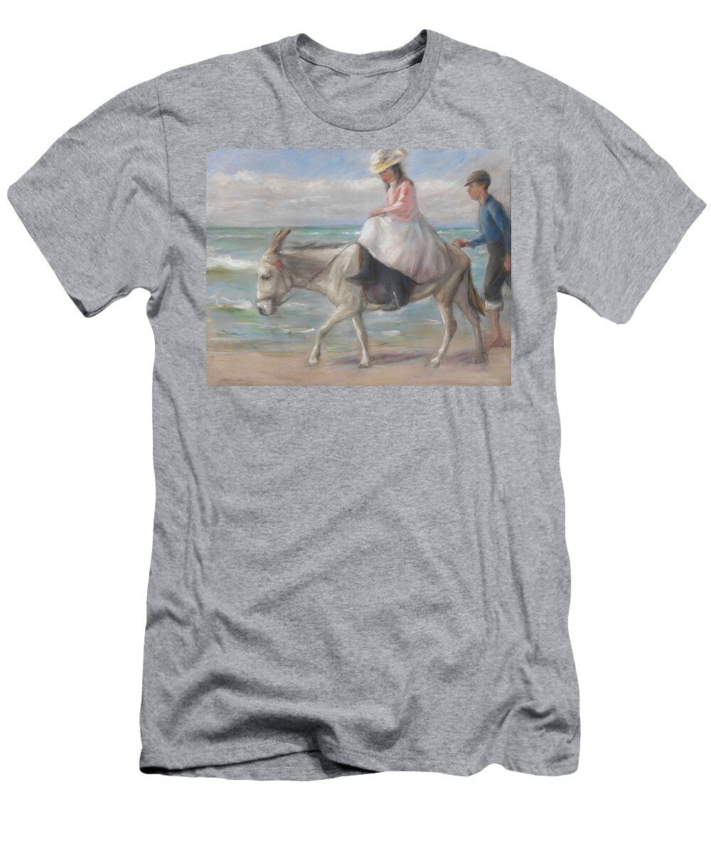 Kind Auf Einem Esel Reitend Max Liebermann T-Shirt