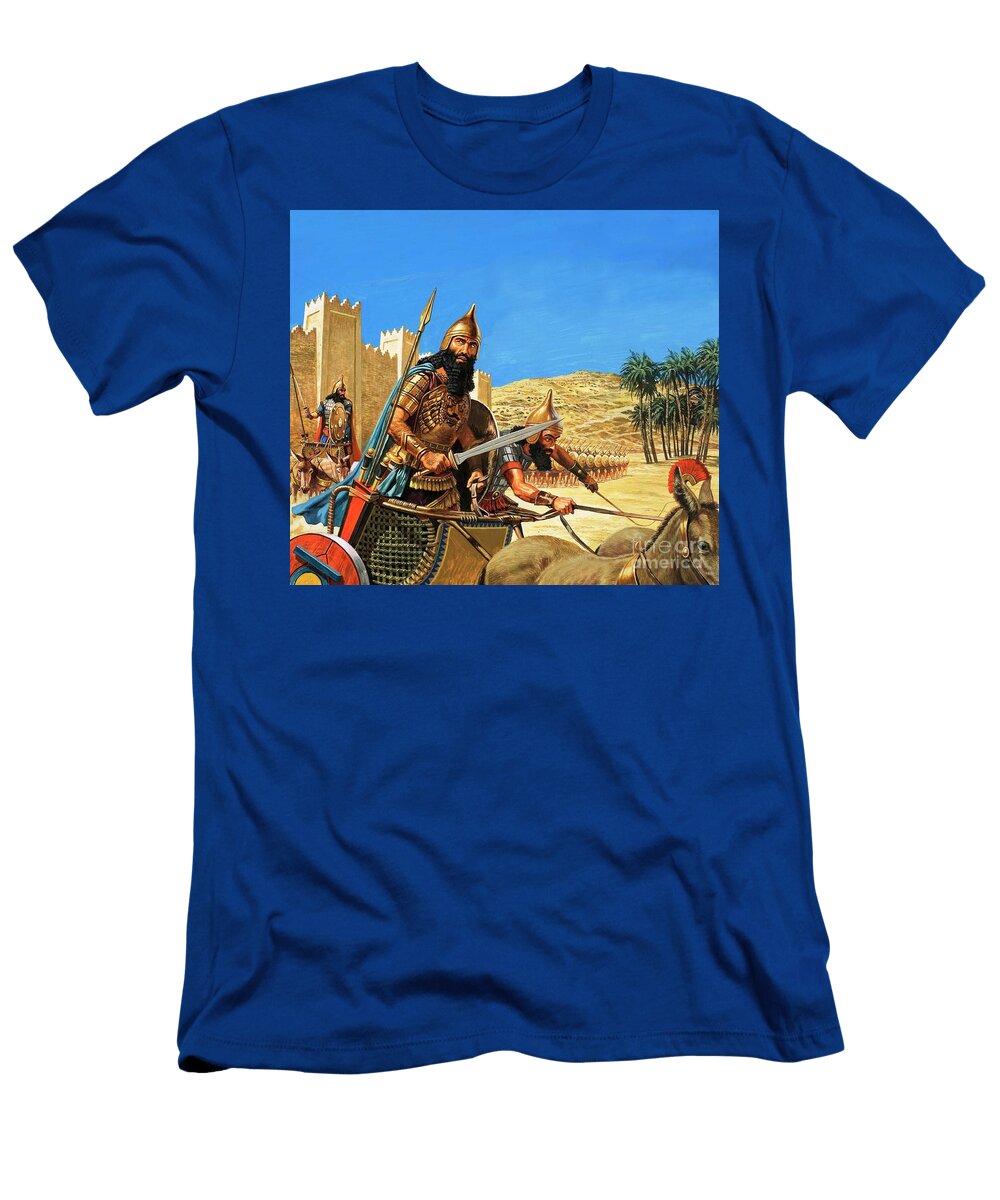 King Hammurabi Goes to War Roger Payne T-Shirt