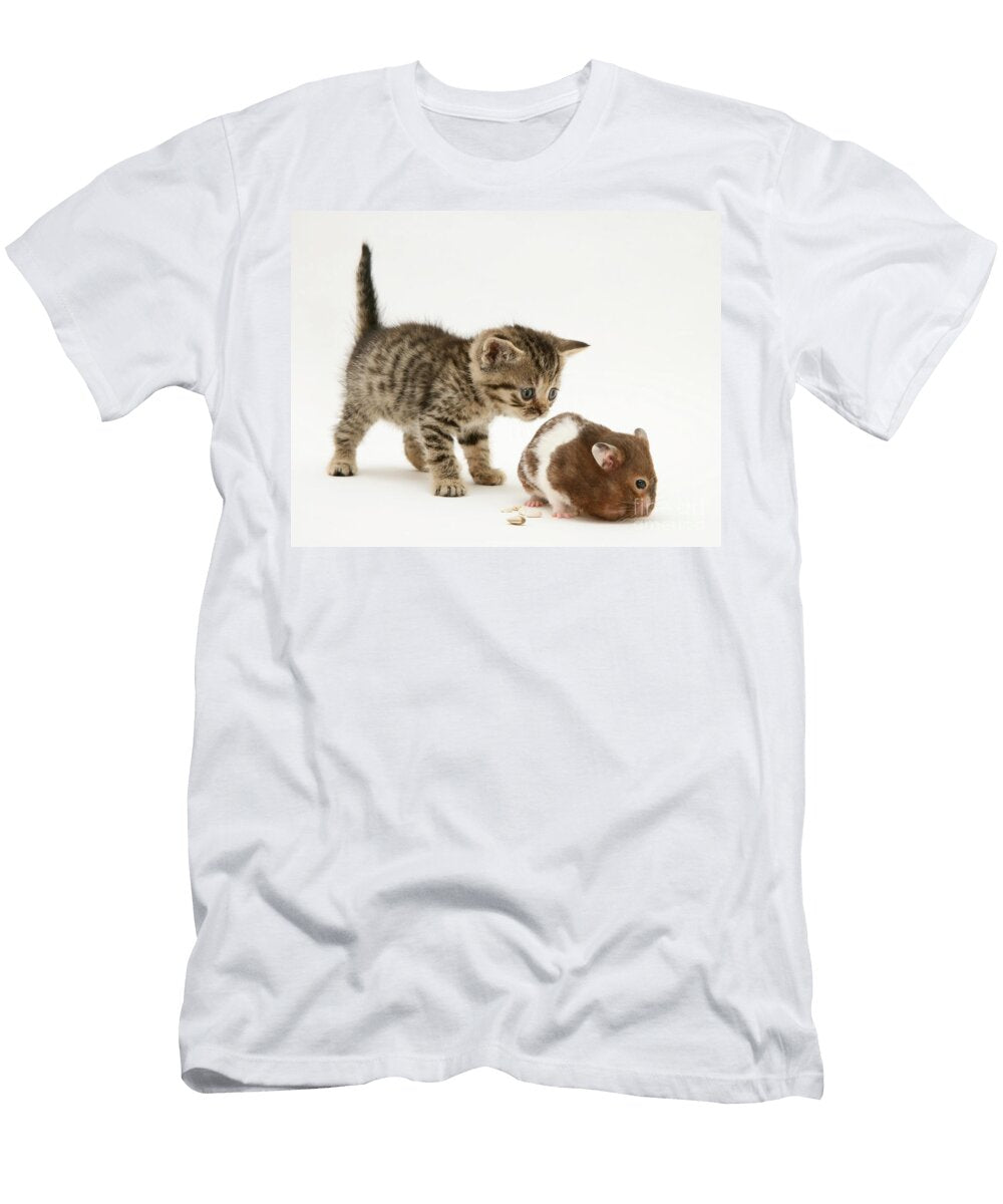 Kitten and Hamster Jane Burton T-Shirt