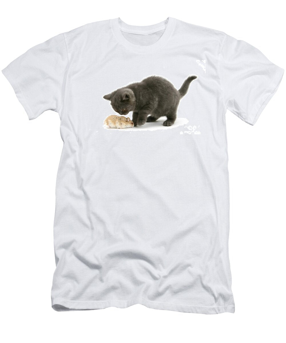 Kitten and Hamster Mark Taylor T-Shirt