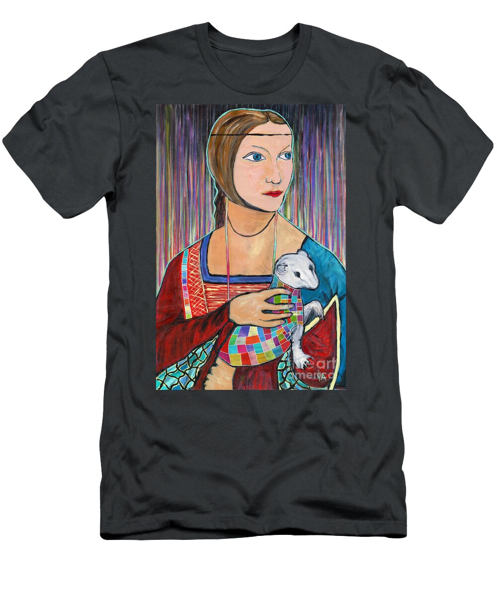 Lady with an Ermine Jeremy Style Jeremy Aiyadurai T-Shirt