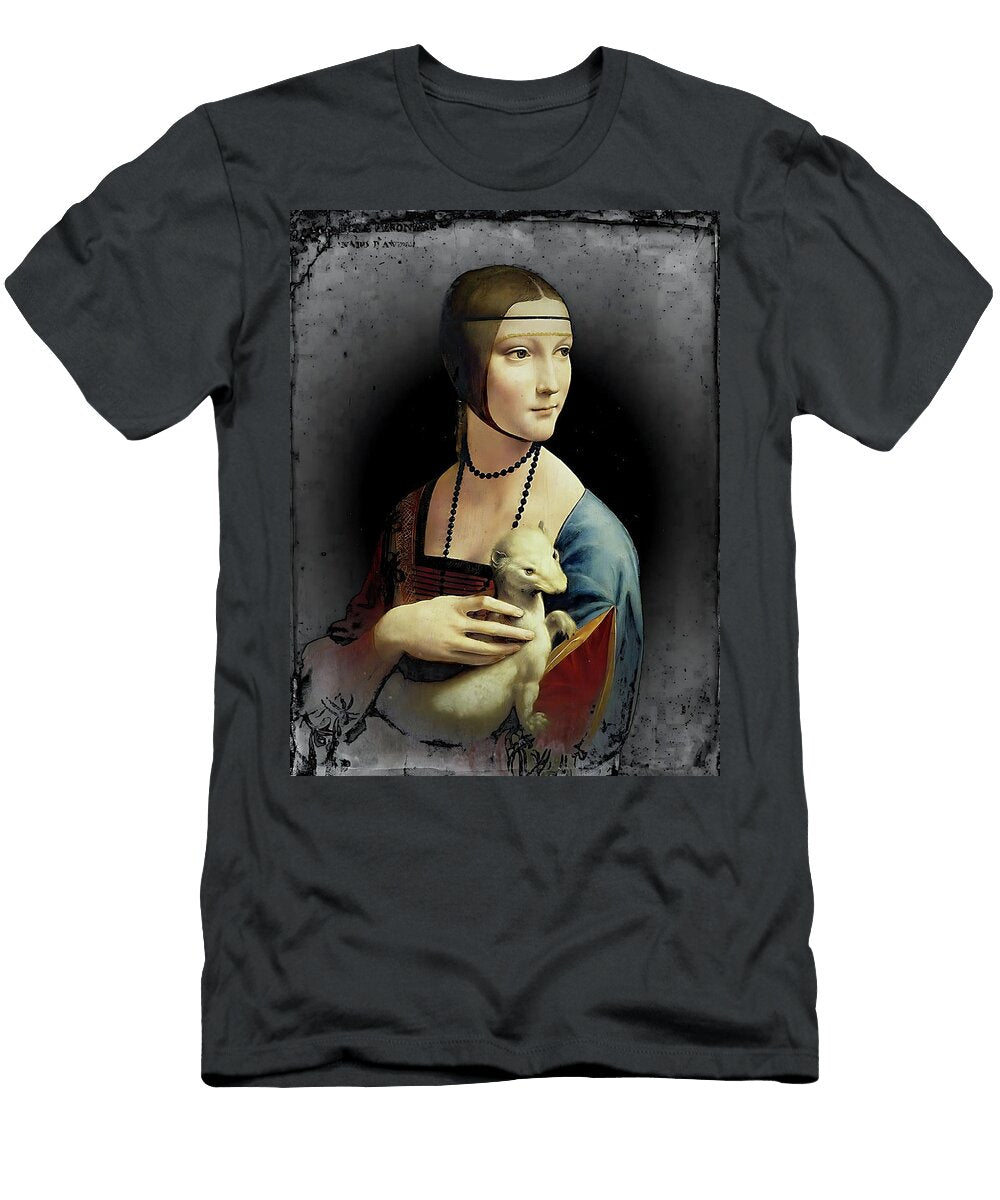 Lady with Ermine By Leonardo Luigi Petro T-Shirt