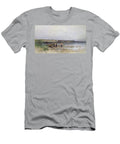 Lake Balaton with the Shore of Akarattya 1885 Geza Meszoly T-Shirt