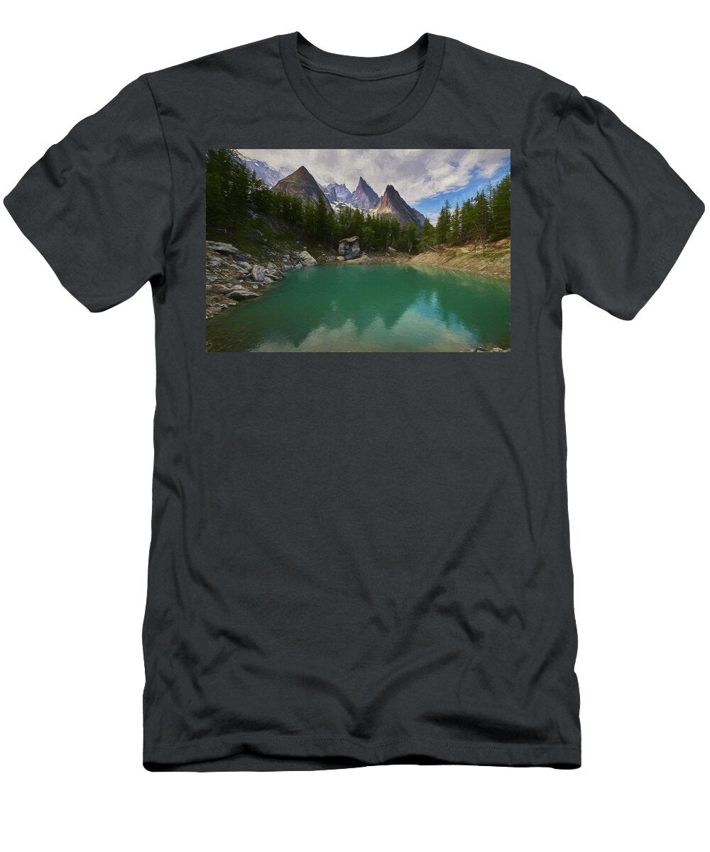 Lake Verde in the Alps Jon Glaser T-Shirt
