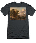 Landscape with a Man Riding a Donkey Jan Wijnants T-Shirt