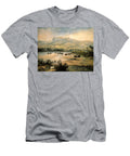 Landscape with Buffalo Ont the Upper Missouri Karl Bodmer T-Shirt
