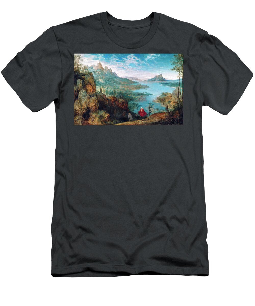 Landscape with the Flight Into Egypt By Pieter Brueghel the Elder 1563 Pieter Brueghel the Elder T-Shirt
