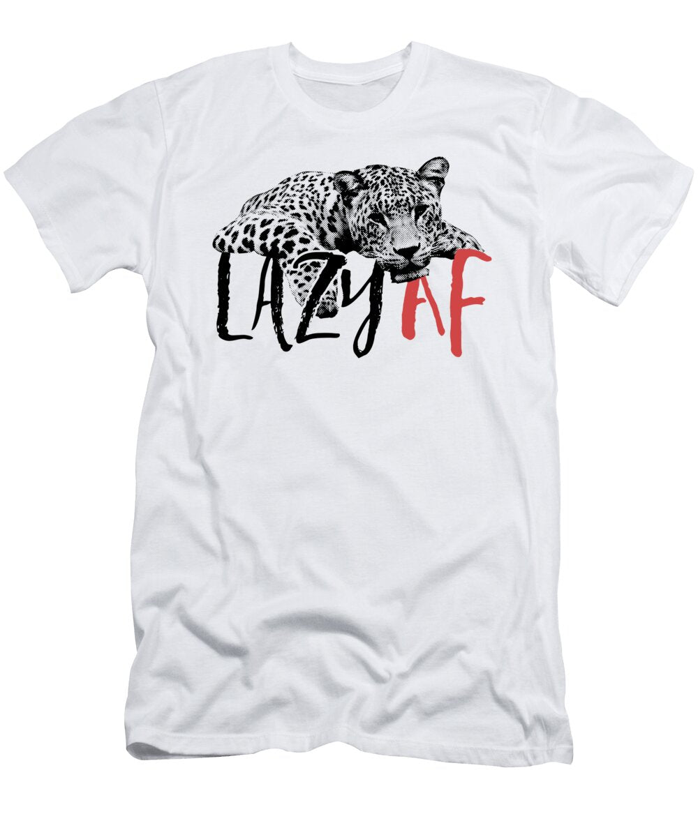 Lazy Af Leopard Jacob Zelazny T-Shirt