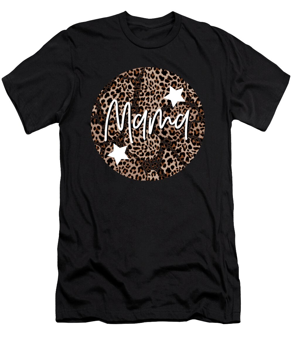 Leopard Print on Leopard Ball Mama Quote Gift 2021 Licensed Art T-Shirt