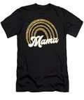 Leopard Print on Leopard Rainbow Mama Quote Licensed Art T-Shirt