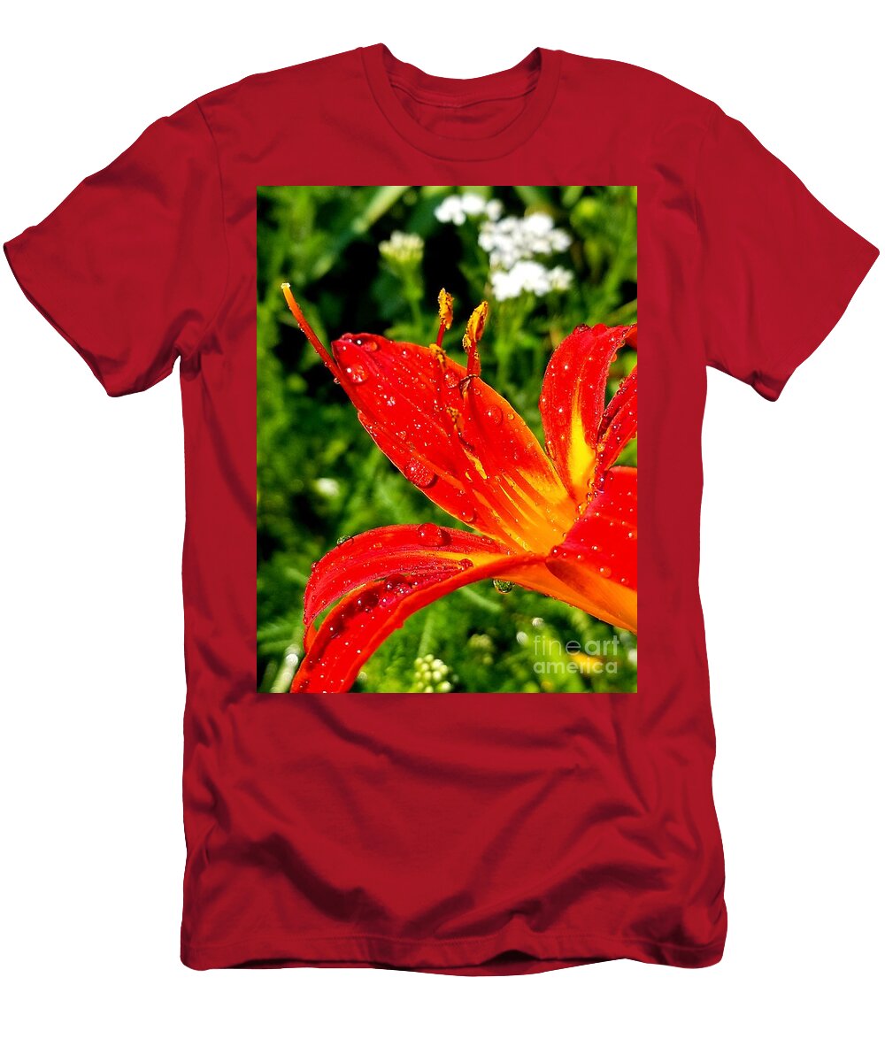 Lily and Raindrops Michael Graham T-Shirt