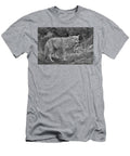 Listening Intently Closeup Black and White Adam Jewell T-Shirt
