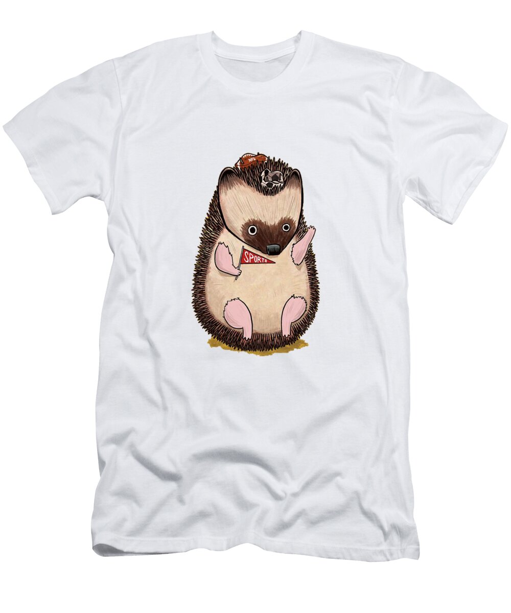 Little Hedgehog Eddy Han T-Shirt