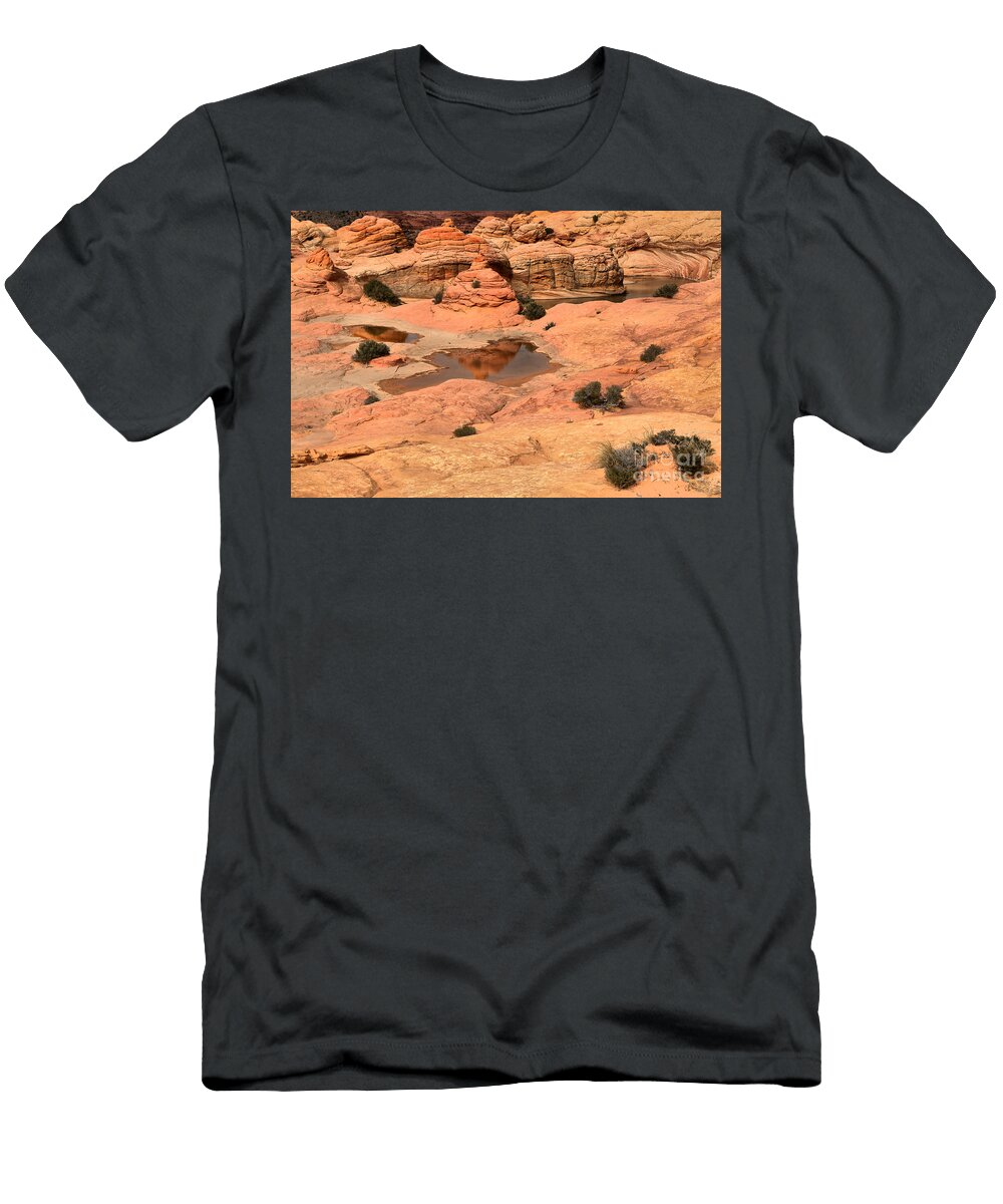 Lone Butte Reflection Adam Jewell T-Shirt