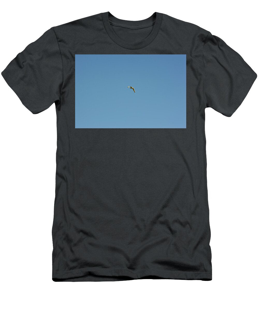 Lonely Bird Under Blue Sky Johan Ferret T-Shirt