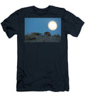 Long Eared Hedgehog At Night with the Moon Gobi Desert Valeriy Maleev Natureplcom T-Shirt