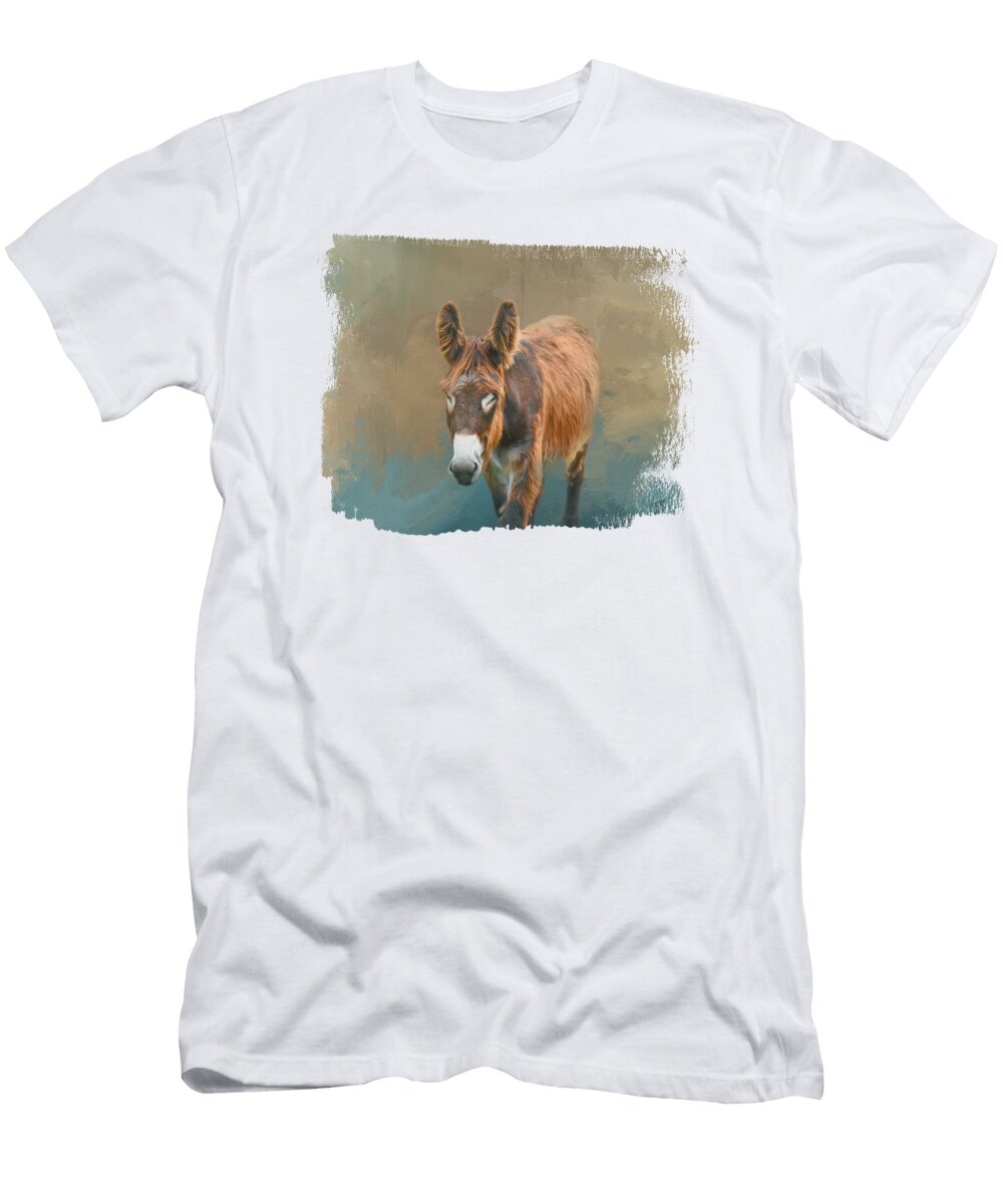 Long Haired Donkey Three Elisabeth Lucas T-Shirt