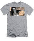 Long Tailed Weasel in the Woodpile Wearing Winter White Traci York T-Shirt