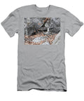 Long Tailed Weasel Wearing Winter White Whilst Sitting on a Rock Traci York T-Shirt