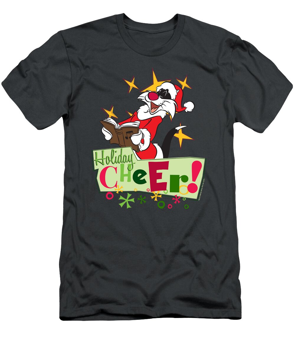 Looney Tunes Cheer Sylvester Thats All Folks Sarah Deen T-Shirt