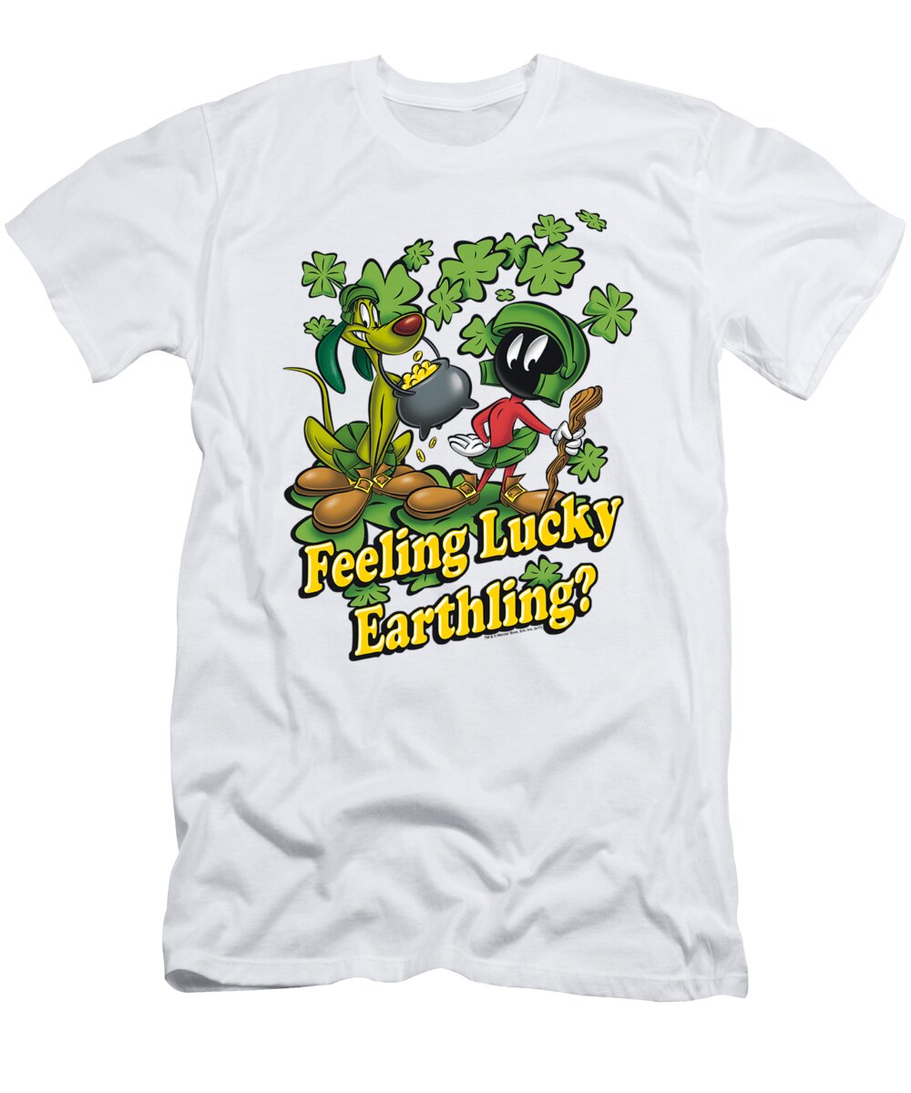 Looney Tunes Feeling Lucky Thats All Folks Sarah Deen T-Shirt