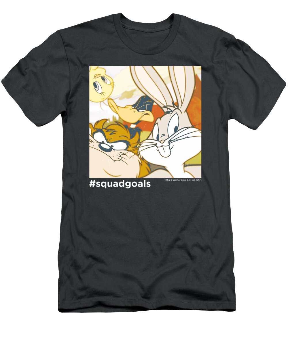 Looney Tunes Squad Goals Thats All Folks Bobby Burdekin T-Shirt
