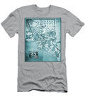 Los Angeles County California Vintage Map 1888 Blue Carol Japp T-Shirt