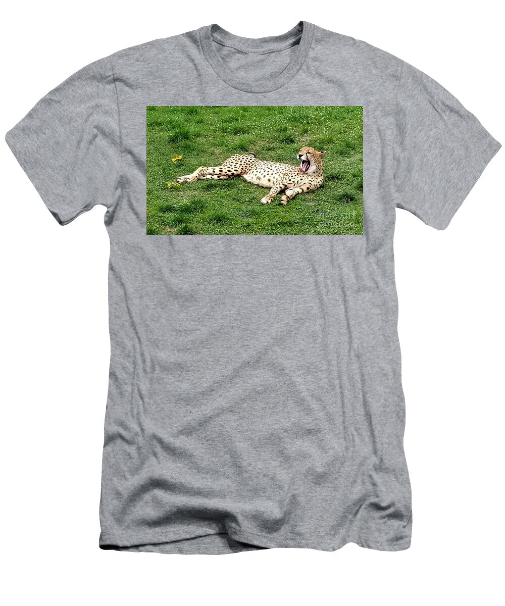 Lounging Cheetah Michael Graham T-Shirt