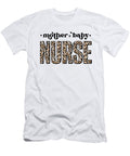 Love Heart Delivery Nurse Leopard Print Nursing Deon Du Plessis Art T-Shirt