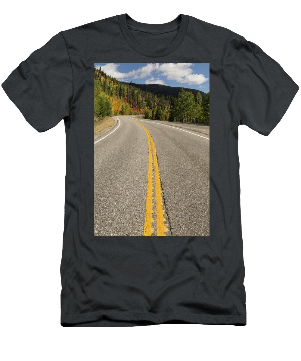 Loveland Pass Fall Curve John Daly T-Shirt