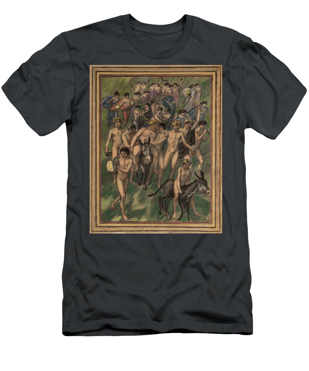 Ludwig Von Hofmann Bacchantenzug World Art Collective T-Shirt