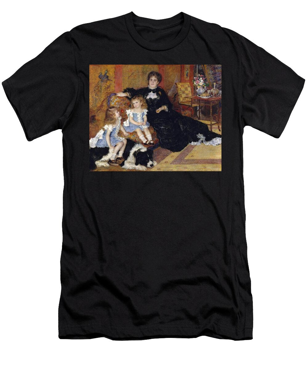 Madame Georges Charpentier Margueritelouise Lemonnier and Her Children Georgetteberthe and Paulemi Pierreauguste Renoir French T-Shirt