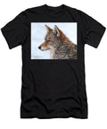 Majestic Coyote Portrait Parry Johnson T-Shirt