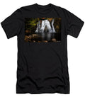Majestic Forest Waterfall Vince Lapoint T-Shirt