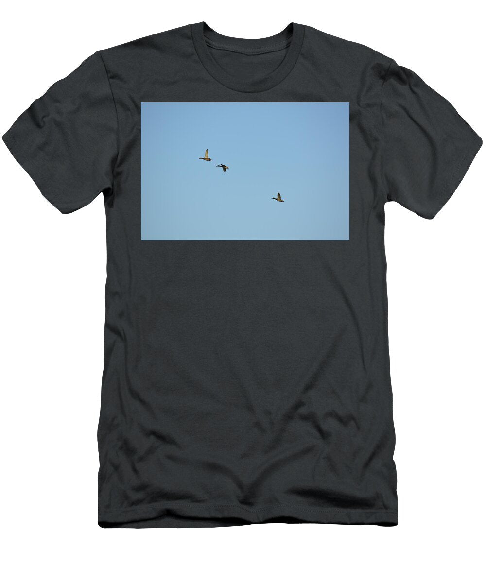 Mallard Ducks Climbing Johan Ferret T-Shirt