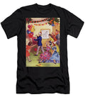 Man About to Accidentally Burst a Balloon While Playing a Game of Pin the Tail on the Donkey At a Christmas Party English School T-Shirt