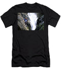 Man Hikingclimbing in Val Ferret Scott Markewitz T-Shirt